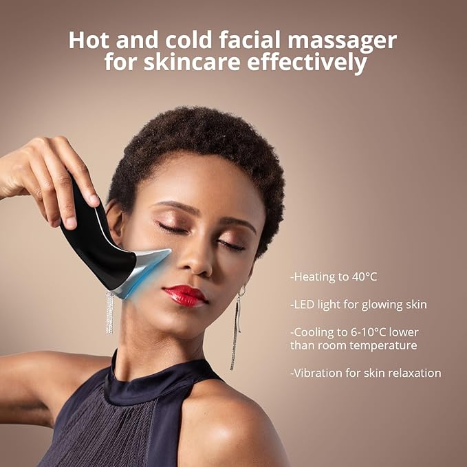 Facial Massager, Red Light Face Neck Device with Tightening & Rejuvenation