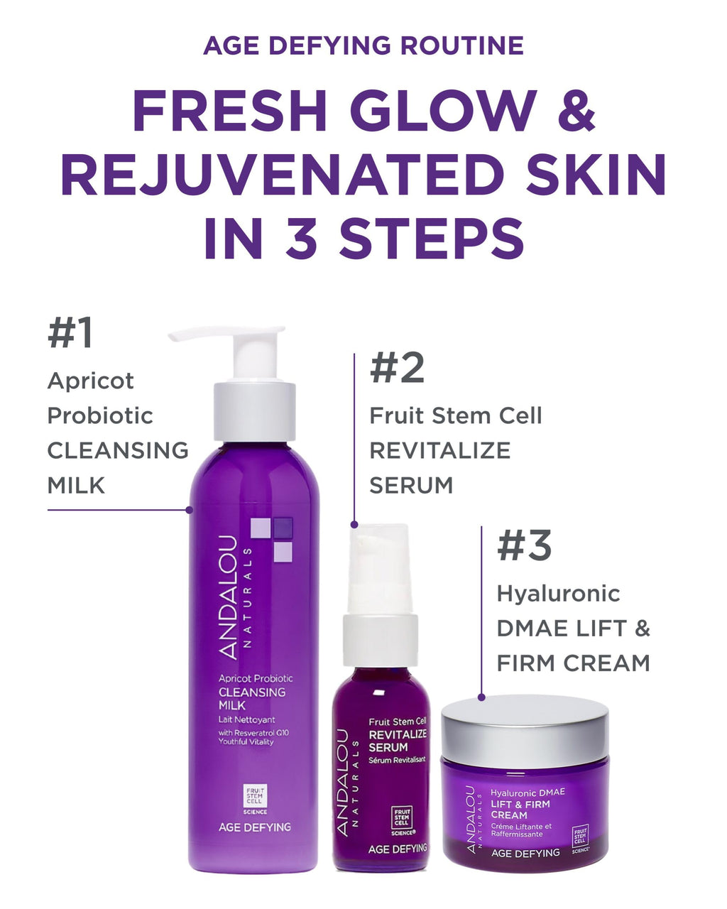 Andalou Naturals Age Defying Apricot Probiotic Cleansing Milk (6 fl oz)
