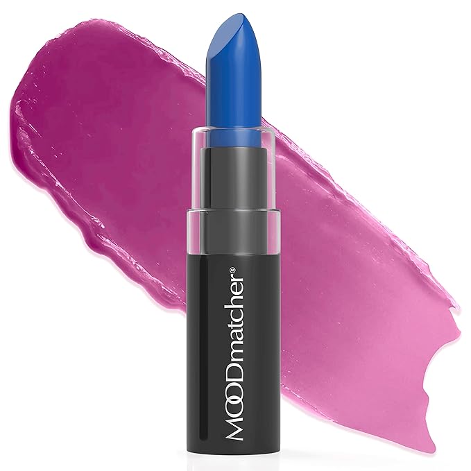 MOODmatcher LIVAURA Long Lasting Lipstick for Women – Color Changing Moisturizing Cream Lipsticks, Smudge Proof Lip Stick, Easy to Apply Lip Makeup, Made in USA (Dark Blue)