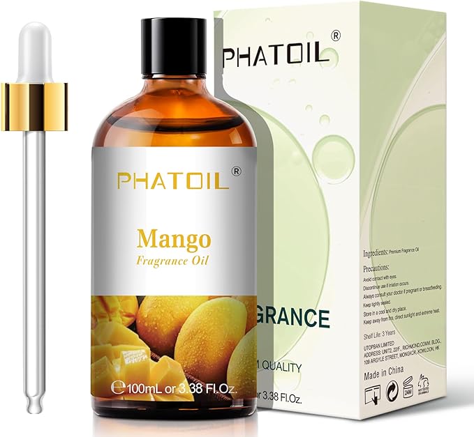PHATOIL Mango Fragrance Oil for Diffuser Aromatherapy 3.38FL.OZ
