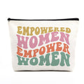 Feminist Decor Makeup Bag - Empowered Women's Gifts for Feminist Symbols & Protest Support