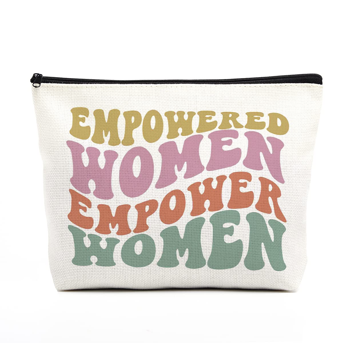 Feminist Decor Makeup Bag - Empowered Women's Gifts for Feminist Symbols & Protest Support