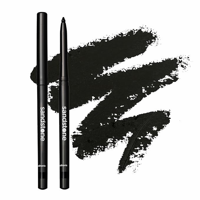 Sandstone Scandinavia Hypoallergenic Waterproof Eyeliner Pencil (Black)