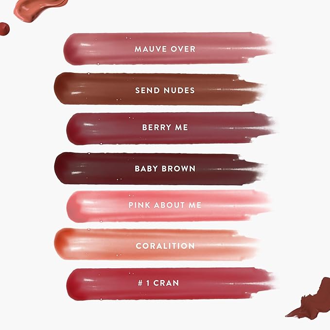 Mented Cosmetics Lip Gloss for Women Tinted Lip Balm Stain, Made in USA