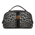 Montana West Wrangler Makeup Bag Western Travel Toiletry Bag for Women Small Cosmetic Bag Make Up Pouch Portable Organizer for Toiletries Accessories, Travel Essentials,Leopard,WG-MB-2211-1901-LP-BK