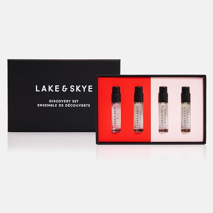 Lake & Skye 4 Piece Discovery Set – Includes 11 11, Apaaray, Midnight 07, and Santal Gray