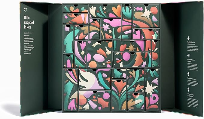 The Body Shop Ultimate Advent - 25 Piece Set - Bath & Body Care Essentials Gift Set, Vegan