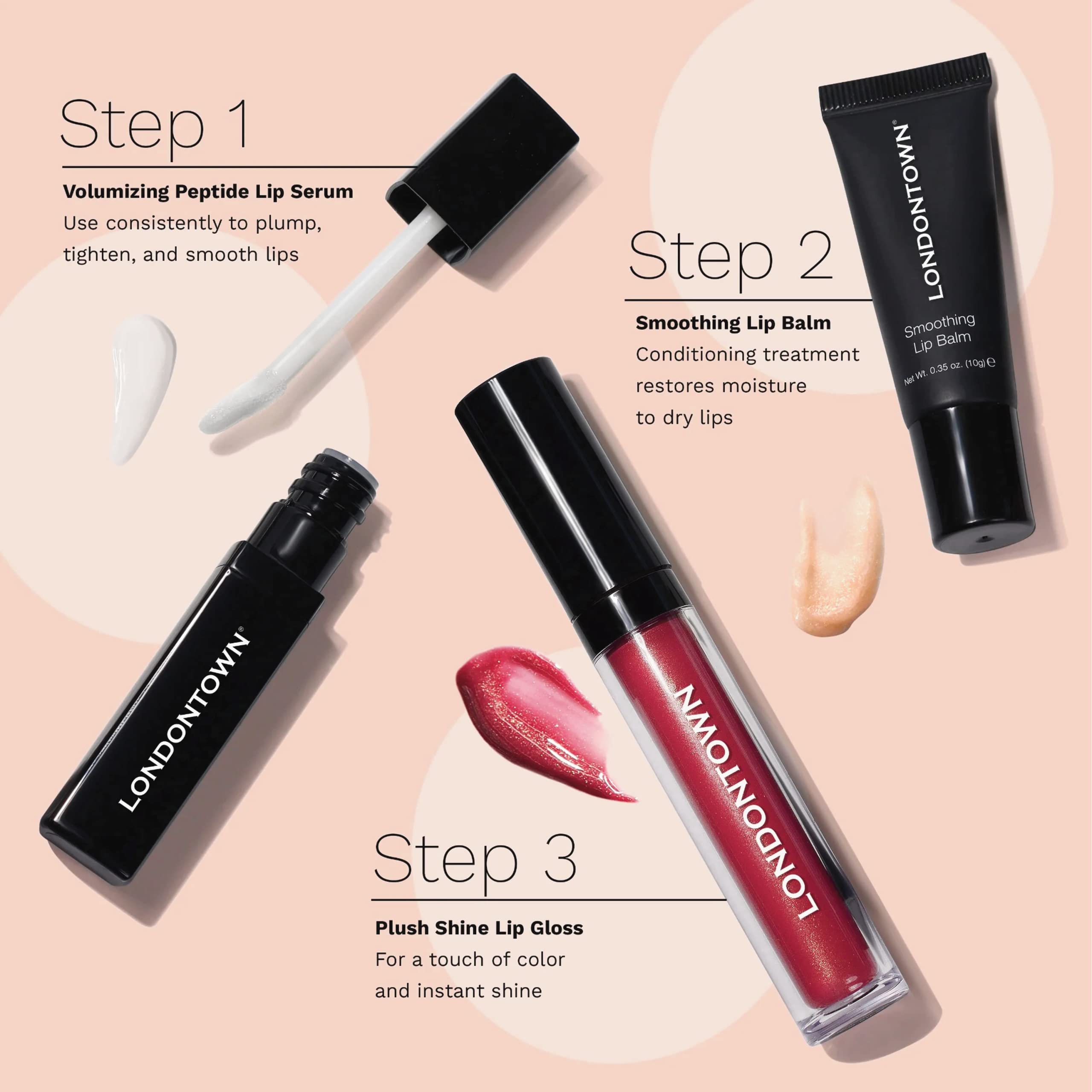 LONDONTOWN Plush Shine Lip Gloss, Gossamer