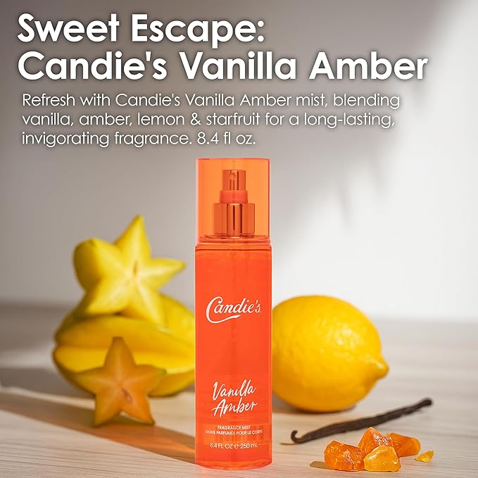 CANDIE'S Pink Apple Fragrance Mist - Sweet, Long-Lasting Perfume for Women, Luxurious All-Day Freshness, Ideal Body Cologne for Ladies, Feminine Scent, Lasts All Day, Must-Have Fragrance, 8.4 fl oz