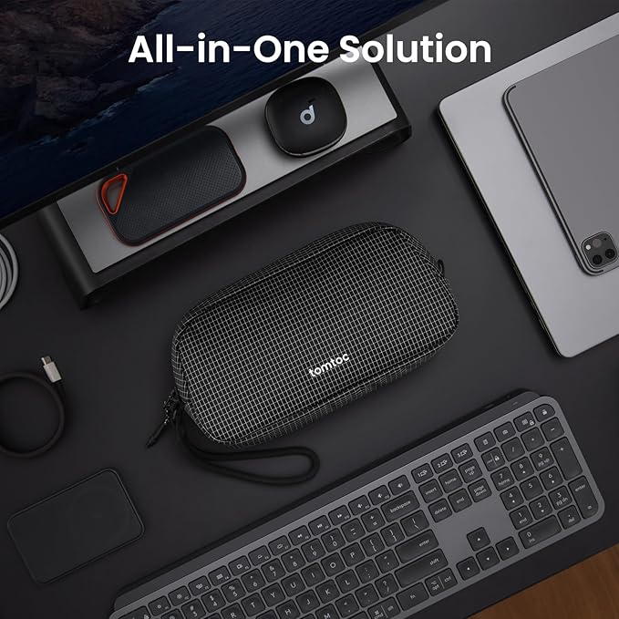 tomtoc Electronics Organizer Travel Case Performance, Cable Tech Pouch