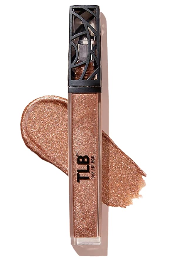 The Lip Bar - Lip Gloss, Goddess (Golden Bronze Shimmer) - Gloss Up Sheer Finish - Smooth, Not Sticky Formula - Coconut Oil, Olive Oil, Argan Oil & Vitamin E - Vegan & Cruelty Free -.30 fl oz