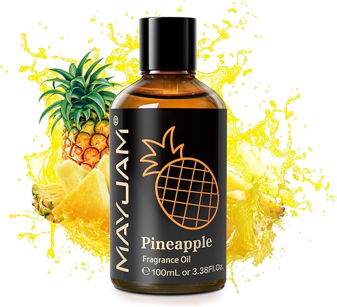 MAYJAM Pineapple Fragrance Oil for Diffusers for Home, 3.38FL.OZ