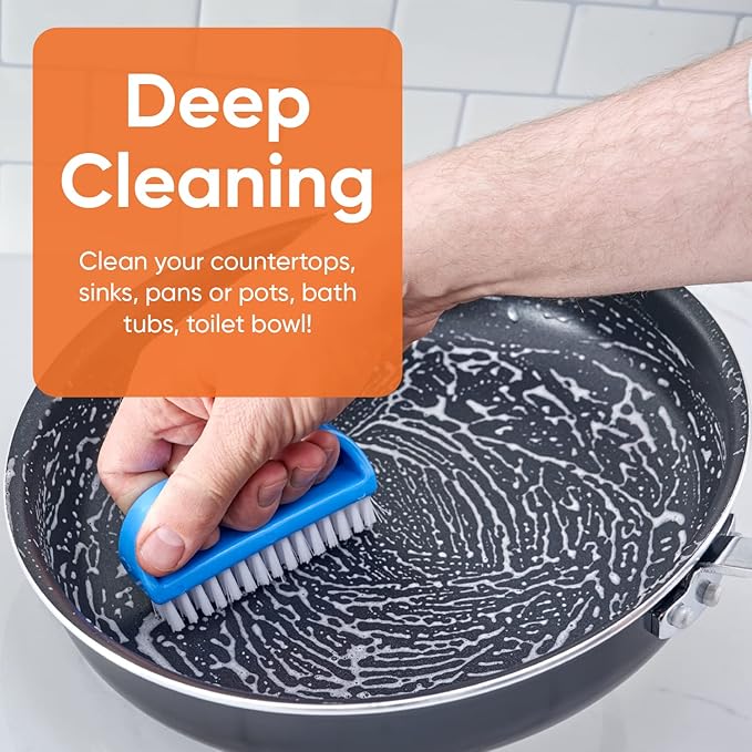 Nail Brush for Cleaning Fingernails, Nail Scrubber Brush, Toe Foot Hands Fingernail Brush Cleaner- Small Scrub Brush- All-Purpose Stiff Cleaning Brush for Home, Kitchen, Work, 9 Pack - Superio