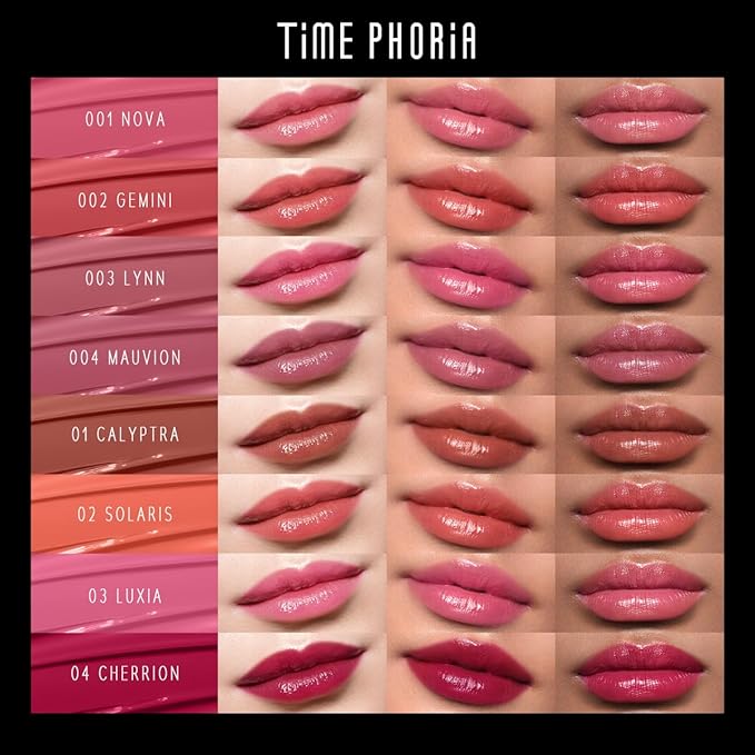 TIMEPHORIA Stellar Dust Lip Stain 13 Berrion, Transfer-Proof & Smudge-Proof Lip Gloss, Vibrant Berry Pink Tinted Glossy Finish, High-Pigment Vibrant, Hydrating Lightweight Long-Lasting Lip Makeup