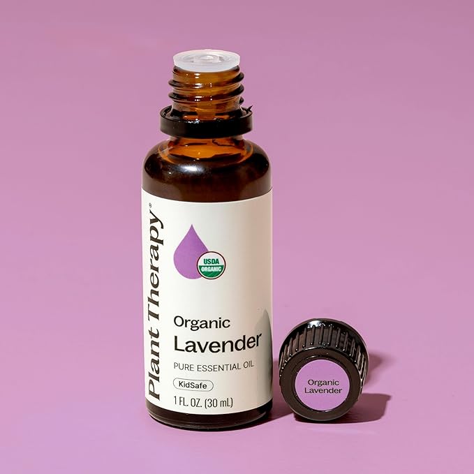 Plant Therapy Organic Lavender Essential Oil 30 mL, USDA Certified Organic
