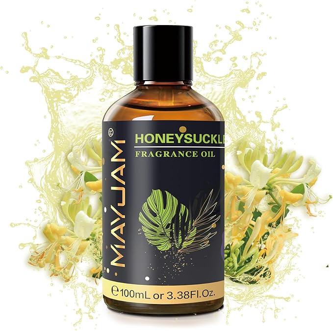 MAYJAM Honeysuckle Fragrance Oil Essential Oils for Diffusers, 3.38FL.OZ