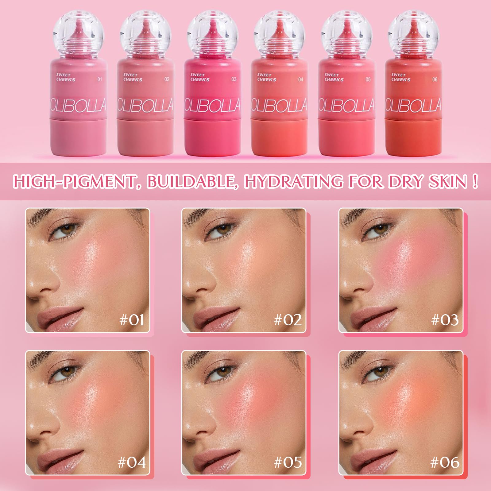 MĒTYSUR Liquid Blush, High Pigment, Buildable, Lightweight, for Radiant & Flushed & Dewy Cheeks, Long-lasting, Hydrating Cream Blush, For Dry Skin, 0.31 fl.oz