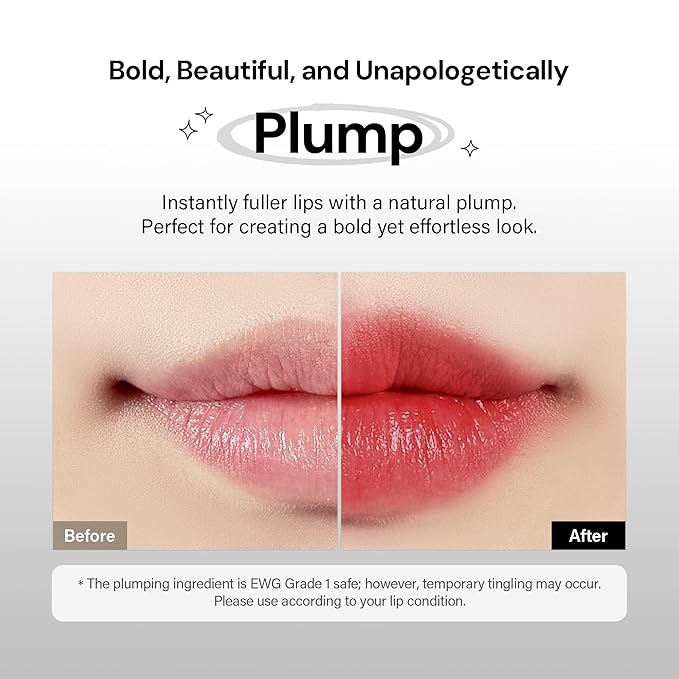 Liptique Korean Lip Stain Peel Off - 24 Hour Long Lasting Lip Tattoo, Waterproof & Transfer Proof, Nourishing & Hydrating Lip Tint for Women, Instant Plumping Lip Tints Peel Off (005 WEIRVE)