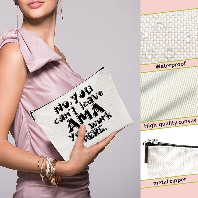 BQXH Nurse Gifts, Funny Makeup Bag, Nurse Accessories Funny Cosmetic Bag