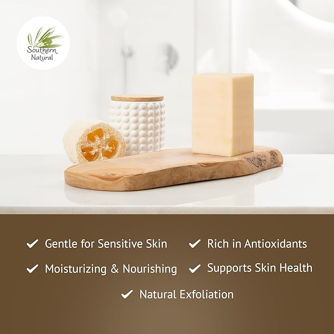 Southern Natural Goat Milk Soap Bar Variety, 3 Pack, Dry Sensitive Skin