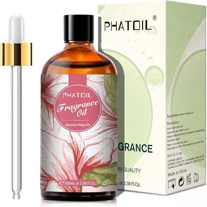 PHATOIL Japanese Magnolia Fragrance Oil for Diffuser Aromatherapy 3.38FL.OZ