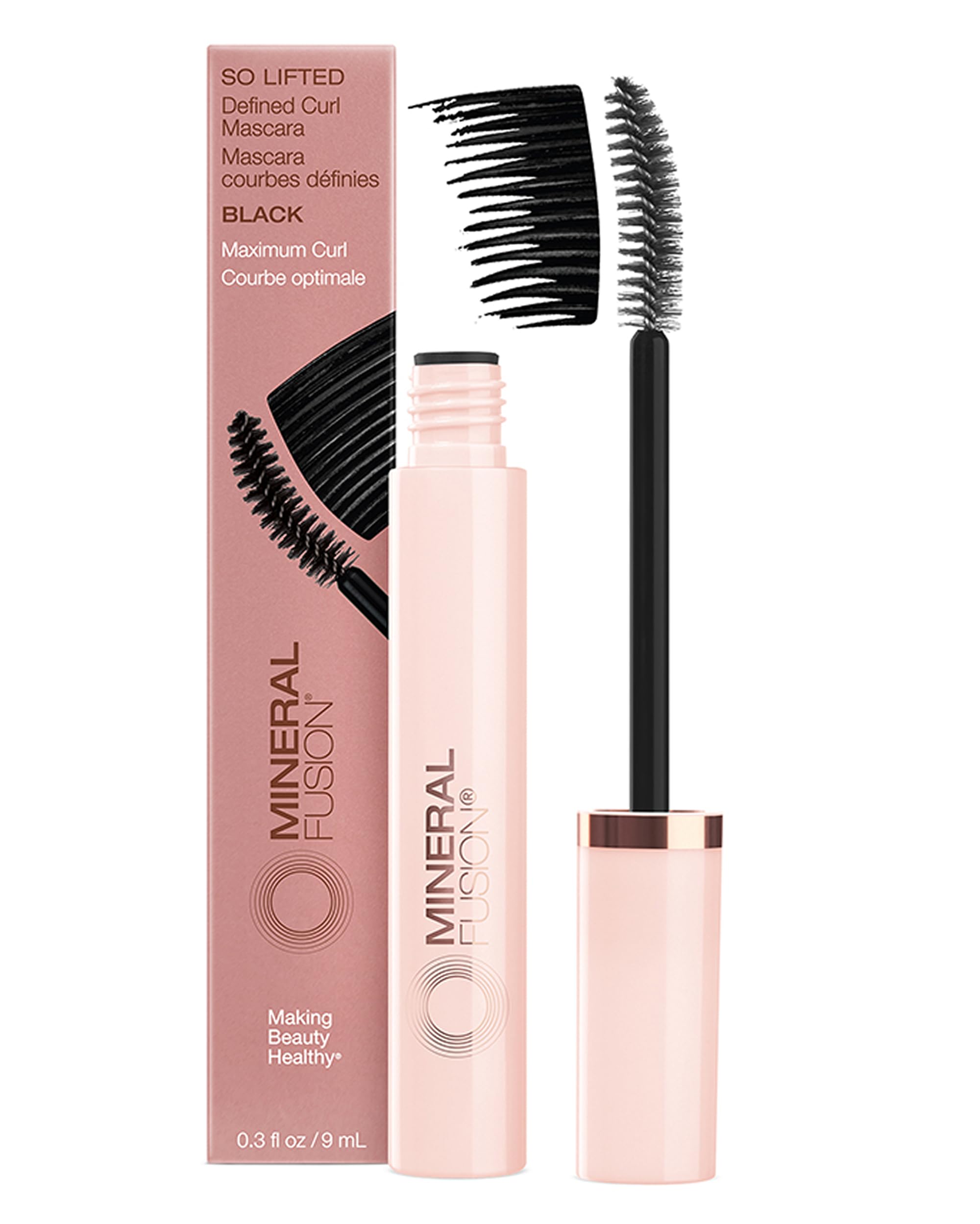 Mineral Fusion So Lifted Lash Defined Curl Mascara (Black)
