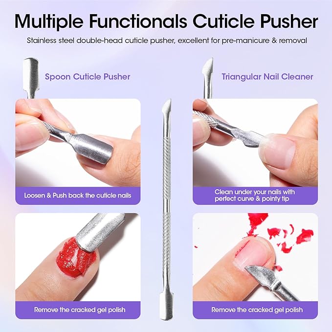GELLEN Gel Nail Polish Remover, Gel Remover for Nails Quickly in 2-5 Minutes, Easy Use No Need to Soak or Wrap, Professional Nail Gel Remover Kit, Gel Polish Remover Pro