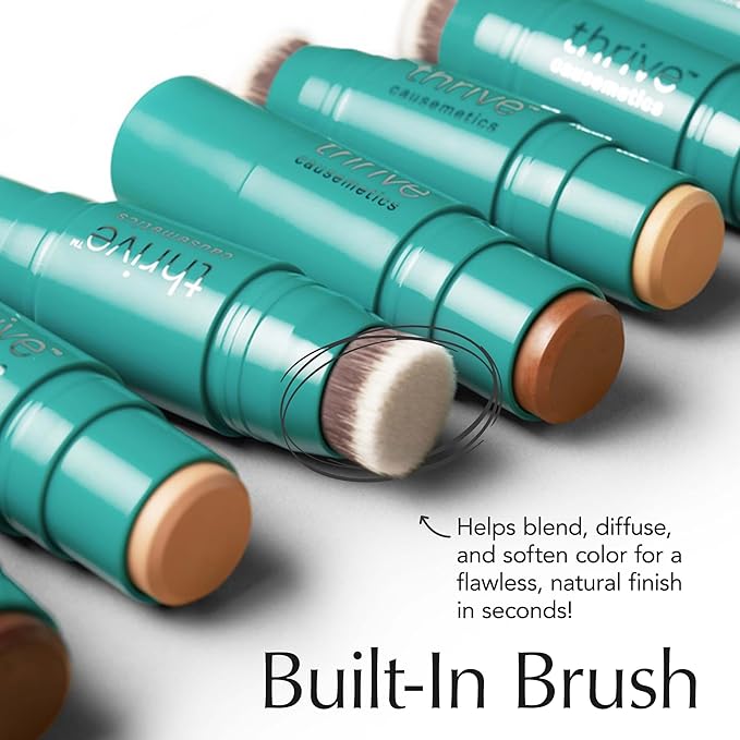 Thrive Causemetics Cream Bronzer Triple Threat Color Stick Medium Tan
