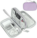 FYY Electronic Organizer, Travel Tech Pouch, Cable Organizer Light Purple