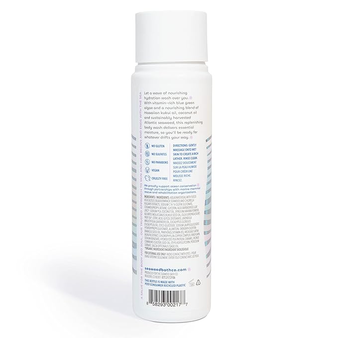 Seaweed Bath Co. Hydrate Body Wash, Lavender, 12 oz