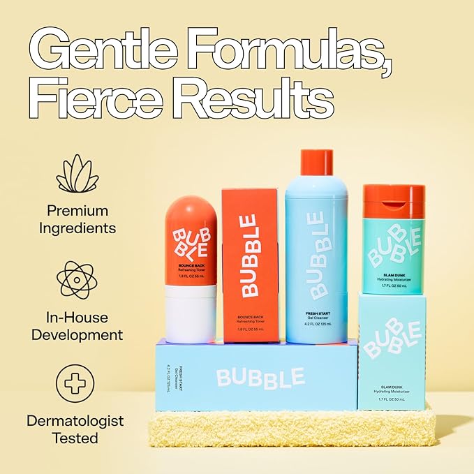 Bubble Skincare Bounce Back Hydrating Toner Spray, Pore Minimizer, 55 ml