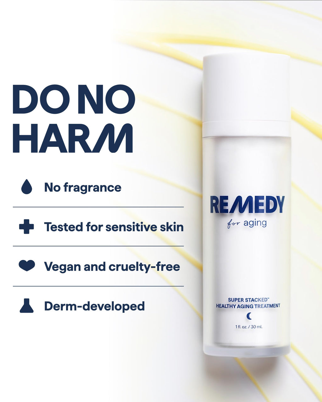 REMEDY for Healthy Aging, Serum for Wrinkles, Uneven Texture and Tone
