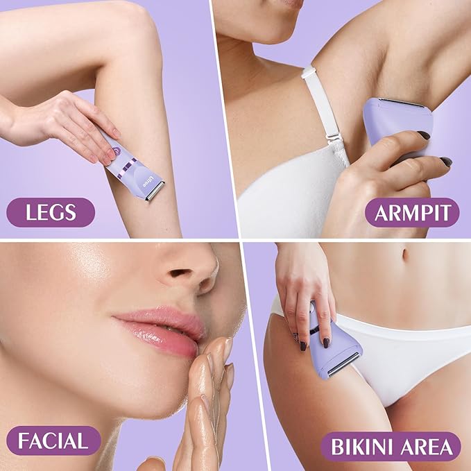 Ufree 3-in-1 Bikini Trimmer Electric Razors for Women, Body Hair Trimmer