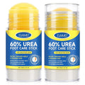 60% Urea with 2% Salicylic Acid Urea Foot Care Stick, 2PCS Heel Stick for Cracked Feet, Foot Care Cream Moisturizer for Dry Cracked Feet, Knees, Elbows, Hands