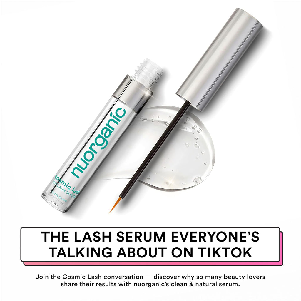 nuorganic Cosmic Lash Eyelash Growth Serum, Prostaglandin-Free, 8ml XL