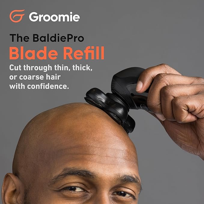Groomie BaldiePro Blade Refill 1.0 Replacement Head for Head Shaver