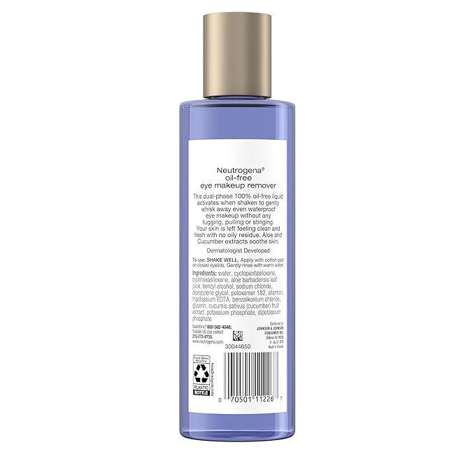 Neutrogena Oil-Free Eye Makeup Remover, 8 fl. oz