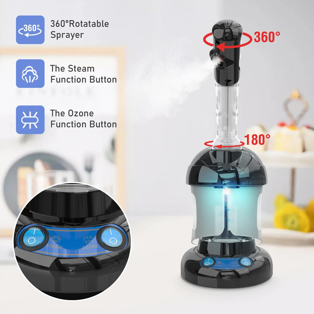 Kingsteam Nano Ionic Facial Steamer for Deep Cleansing & Home Spa