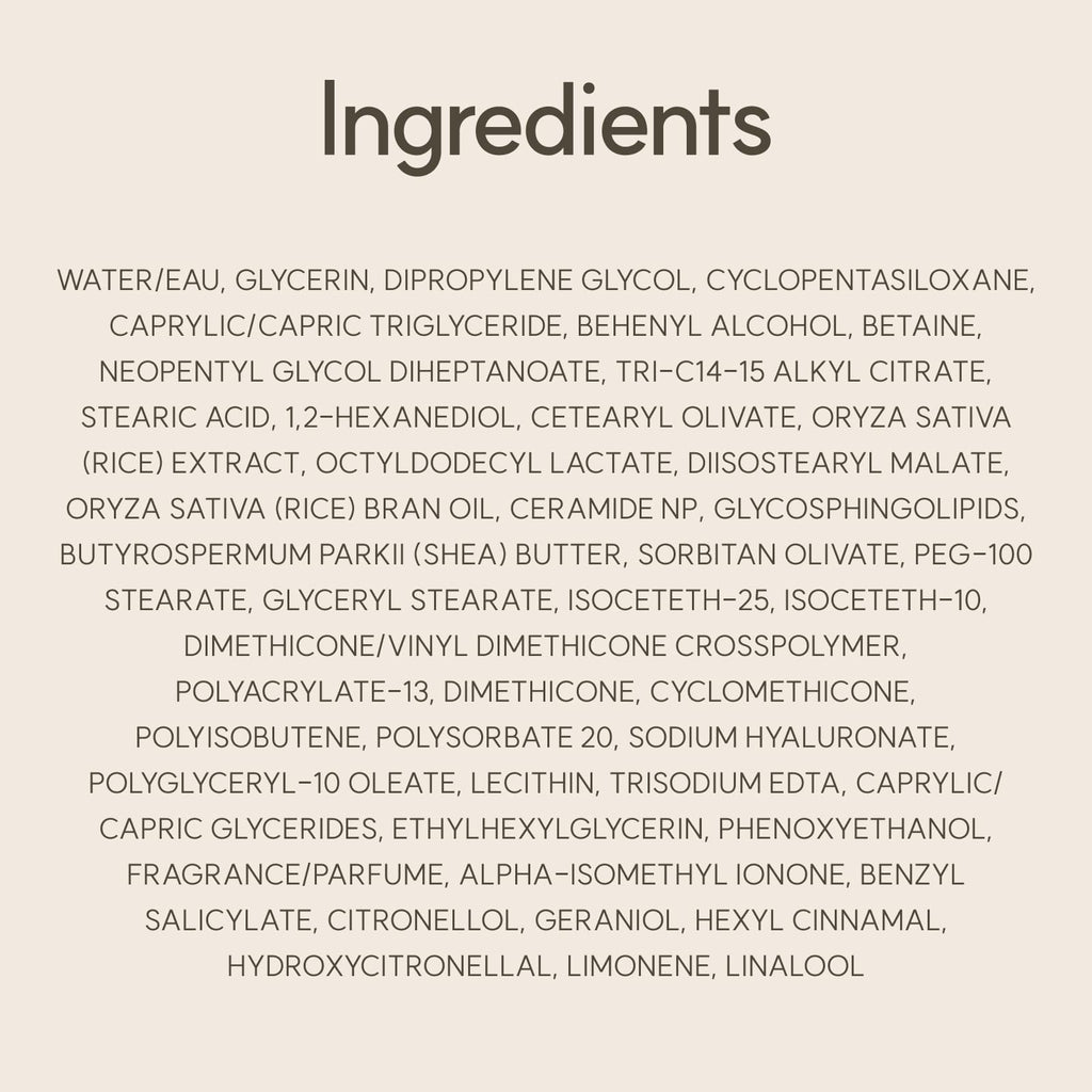 THE FACE SHOP Rice Ceramide Moisturizing Cream, Lightweight, 1.69 fl. oz.