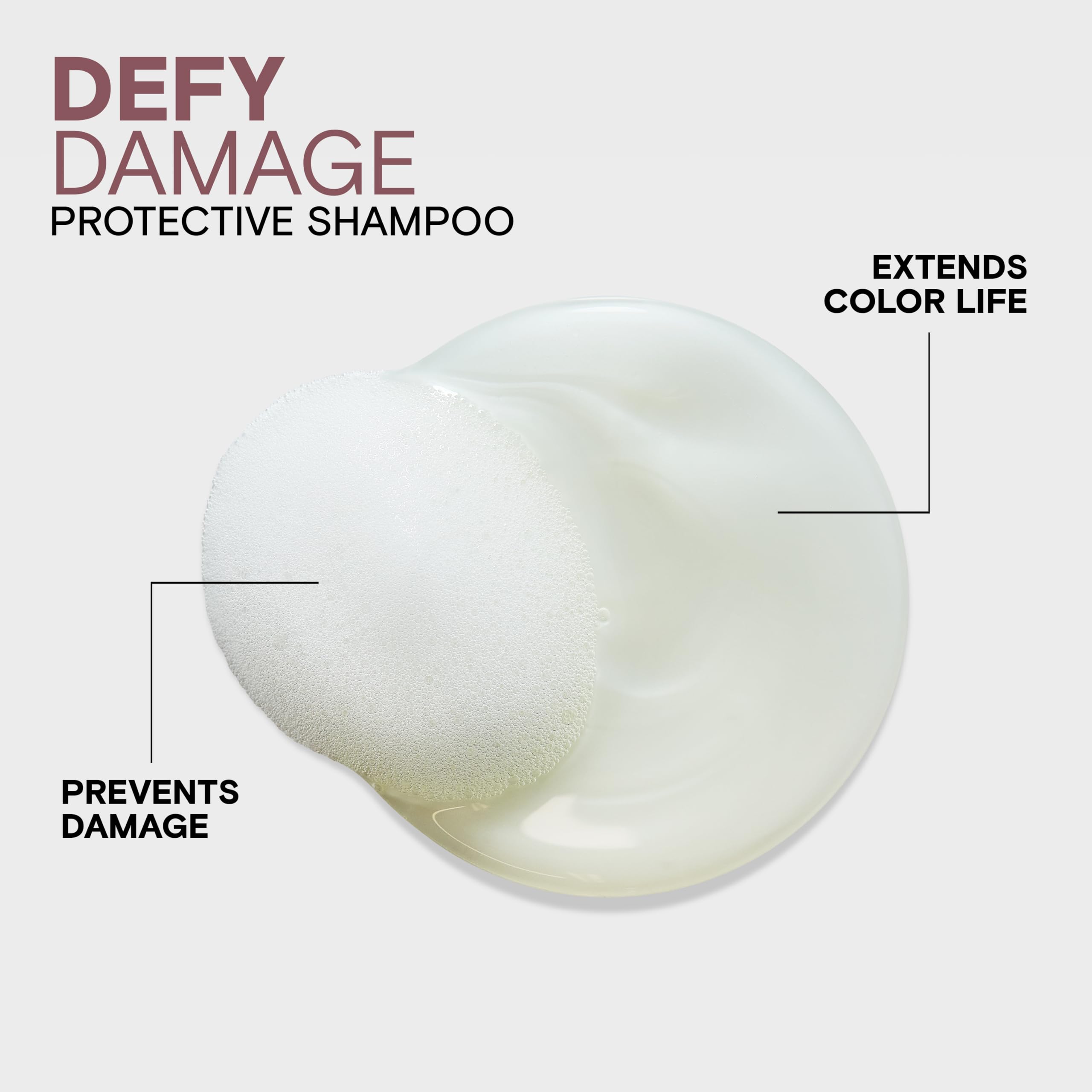 Joico Defy Damage Protective Shampoo | For Color-Treated Hair | Strengthen Bonds & Preserve Hair Color | With Moringa Seed Oil & Arginine | 10.1 Fl Oz