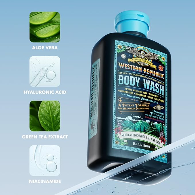 Western Republic - Body Wash Shower Gel Duo - 500ml 2 Pack
