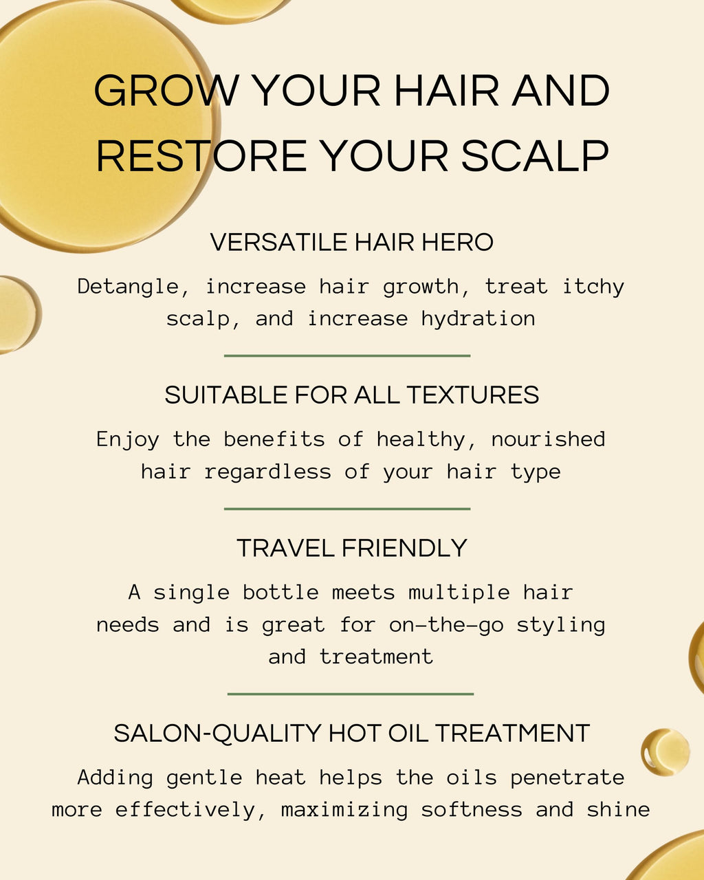 Righteous Roots Hair Oil for Hair Growth, Anti Frizz and Thickener (4 fl OZ, Pack of 2) - Best for Beard, Curly, Wavy and Natural Hair