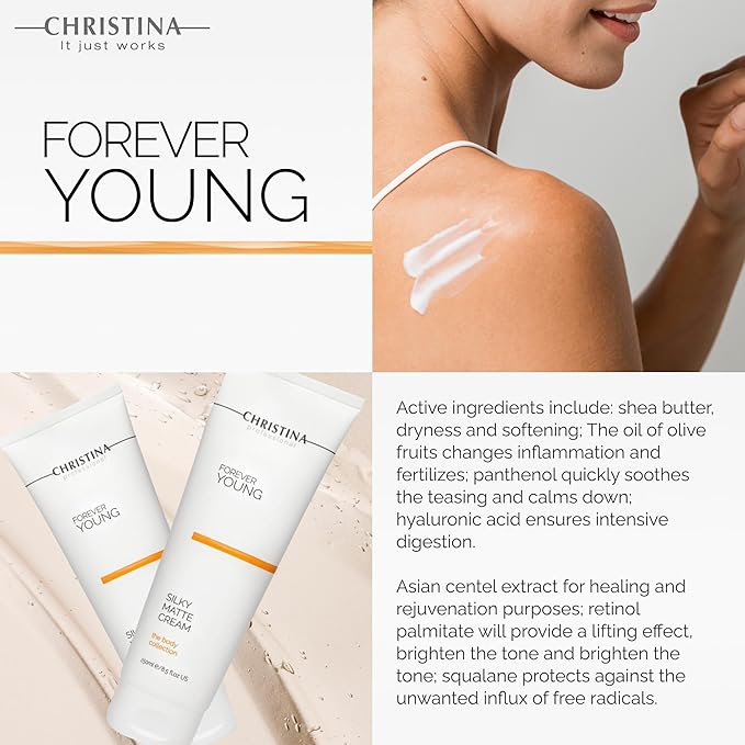 CHRISTINA- Forever Young - Silky Matte Cream For All Skin Types 250ml