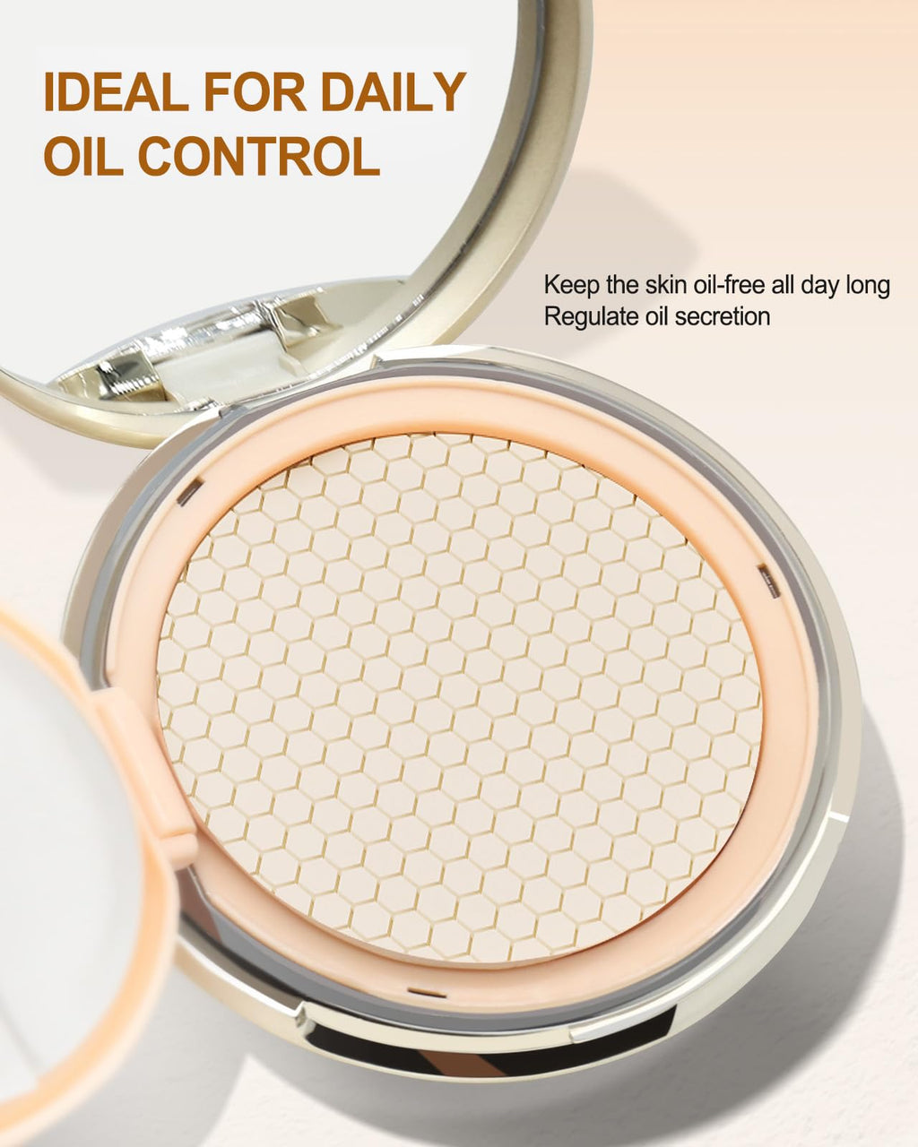 Face Oil Blotting Cushion Instead of Oil Blotting Paper Sheets for Oily Skin, Oil Absorbing Liquid Mattifying Cushion, Oil Control with Natural Tea Tree, Absorb Excess Oil for Makeup