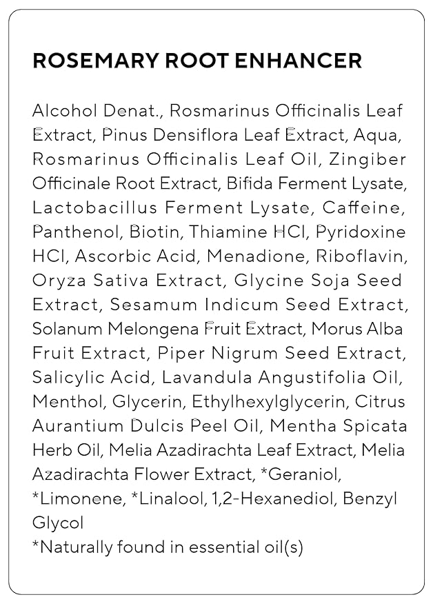 AROMATICA Root Enhancer Rosemary Water for Hair Growth spray