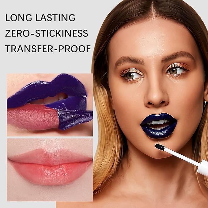 QueenDiary Lip Stain Peel Off Lip Gloss All Day Long Lasting Waterproof And Transferproof Lip Tint - Matte Finish Peel Off Lip Liner