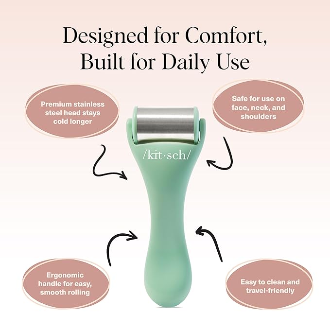 Kitsch Ice Roller for Face – Cooling Face Rollers for Women & Men - Mint