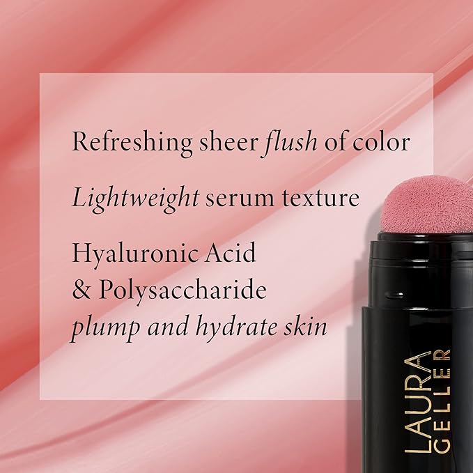LAURA GELLER Serum Blush Tint- Hydrating Liquid Blush - Refreshing Rose