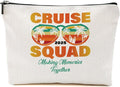 Cruise Vacation 2025 Cosmetic Bag Girls Trip Gifts Favors, Friends Family Memories Cruise Gifts Makeup Bag, Beach Gifts Weekend Bag, Friendship Gifts for Women Girls, Summer Cruise Beach Survival Kit