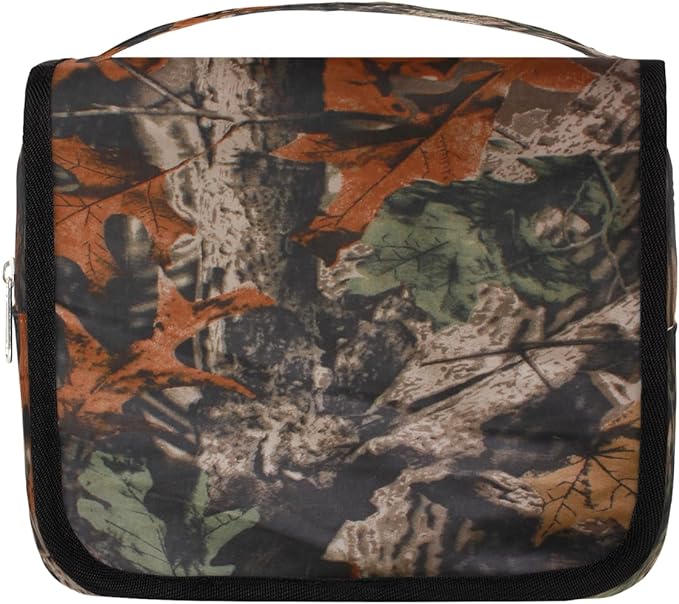 YoYoYuchong Travel Toiletry Bag for Women & Men Forest Tree Leaves Hanging Cosmetic Organizer Portable Waterproof Makeup Case Make Up Bag with Compartments Travel Essentials for Bathroom Shower